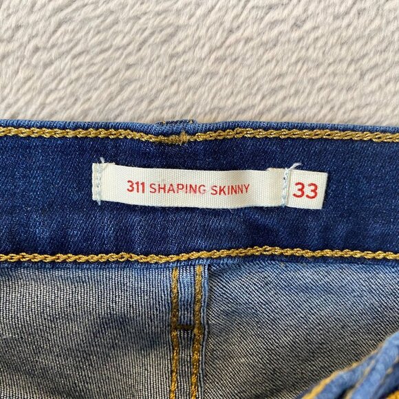 Levis Women's Jeans 33x30 311 Shaping Skinny Dark Wash For Women - Picture 6 of 16